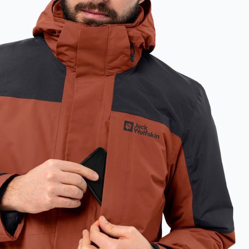 Kurtka 3w1 męska Jack Wolfskin Romberg 3in1 carmine