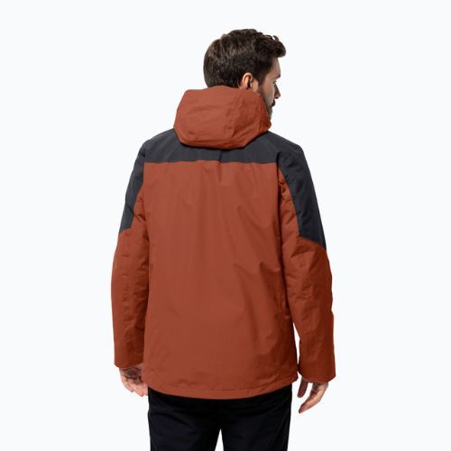 Kurtka 3w1 męska Jack Wolfskin Romberg 3in1 carmine