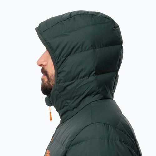 Kurtka puchowa męska Jack Wolfskin Ather Down Hoody dragon fire