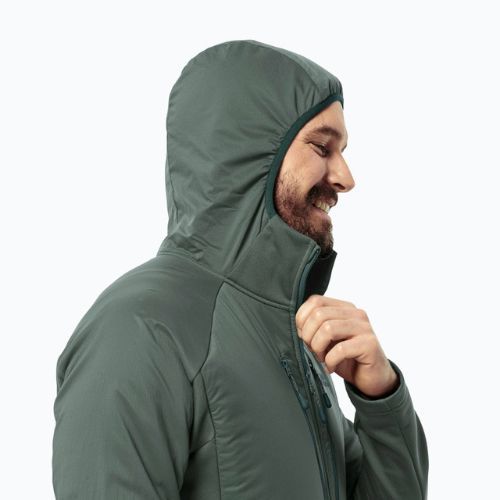 Kurtka ocieplana męska Jack Wolfskin Alpgrat Pro Ins Fz hedge green