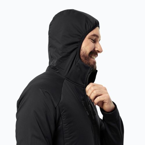 Kurtka hybrydowa męska Jack Wolfskin Alpgrat Pro Ins Fz black