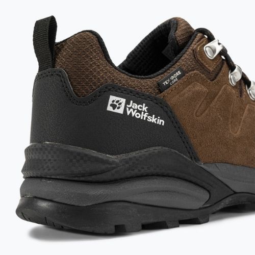 Buty trekkingowe męskie Jack Wolfskin Refugio Texapore Low brown/ phantom