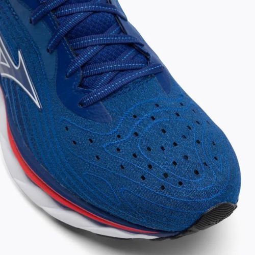 Buty do biegania męskie Mizuno Wave Sky 6 turkish sea/white/cherry tomato