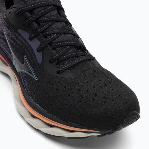 Buty do biegania damskie Mizuno Wave Sky 6 black/quicksilver/hot coral