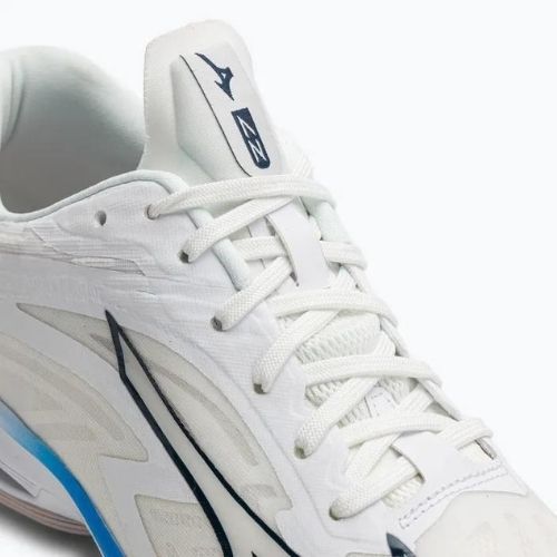 Buty do siatkówki męskie Mizuno Wave Lightning Z7 undyed white/moonlit ocean/peace blue