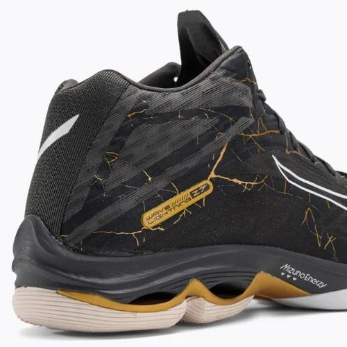 Buty do siatkówki męskie Mizuno Wave Lightning Z7 Mid black oyster/mp gold/irongat