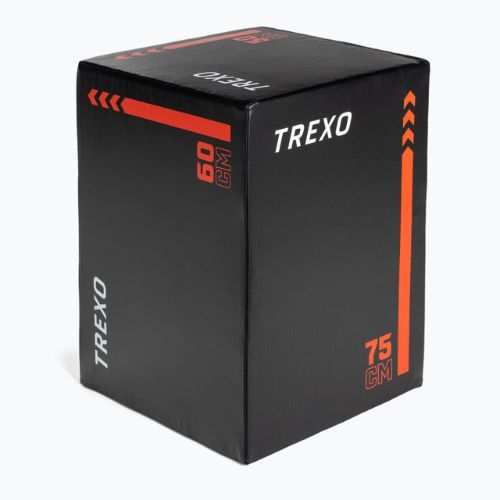 Skrzynia plyometryczna TREXO TRX-PB30 30 kg czarna