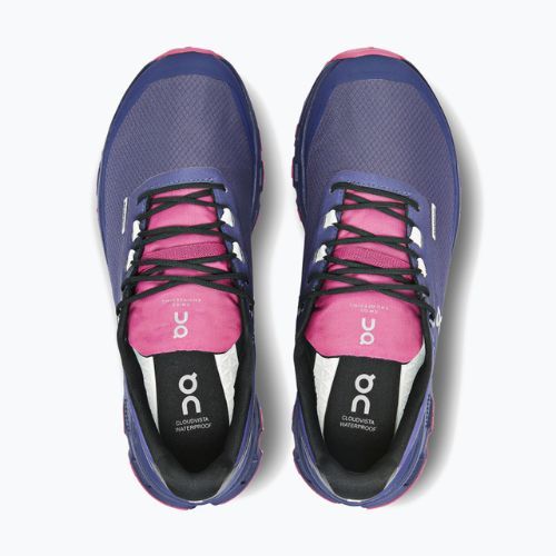 Buty do biegania damskie On Running Cloudvista Waterproof flint/acai