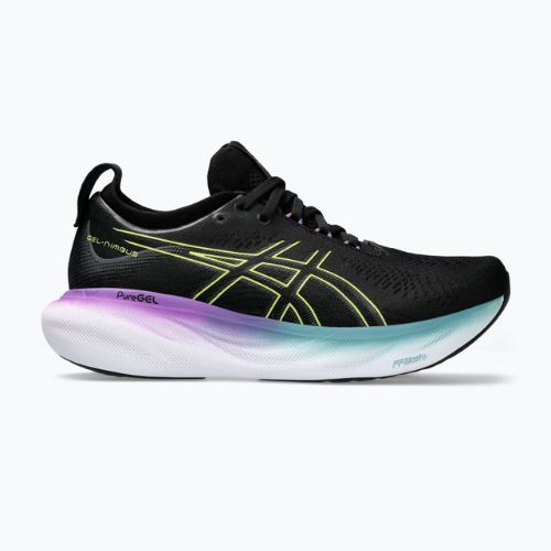Buty do biegania damskie ASICS Gel-Nimbus 25 black/glow yellow