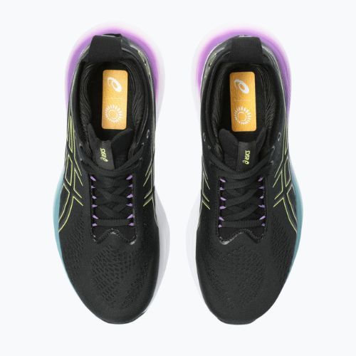Buty do biegania damskie ASICS Gel-Nimbus 25 black/glow yellow