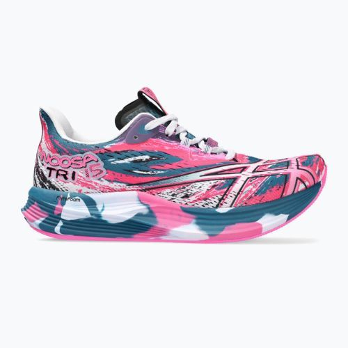 Buty do biegania damskie ASICS Noosa Tri 15 restful teal/hot pink