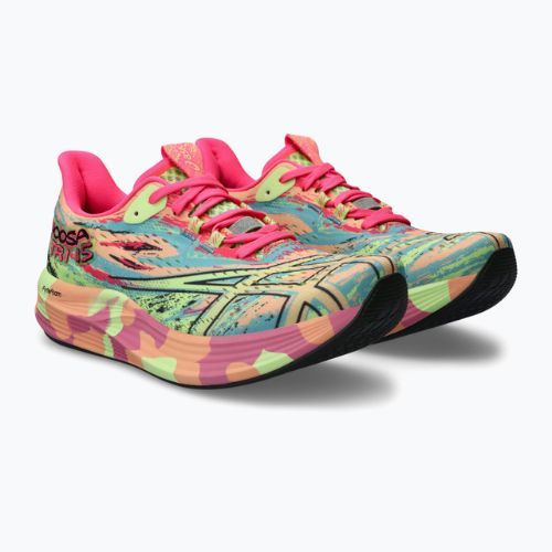 Buty do biegania damskie ASICS Noosa Tri 15 summer dune/lime green