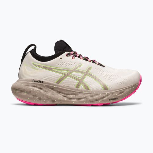 Buty do biegania damskie ASICS Gel-Nimbus 25 TR nature bathing/lime green
