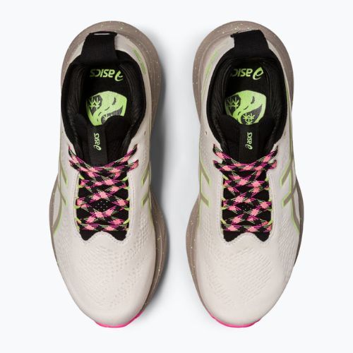Buty do biegania damskie ASICS Gel-Nimbus 25 TR nature bathing/lime green