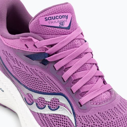 Buty do biegania damskie Saucony Triumph 21 grape/indigo