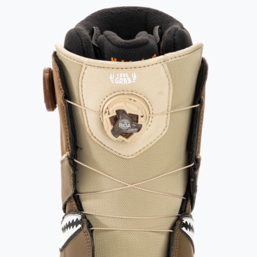 Buty snowboardowe męskie ThirtyTwo Lashed Double Boa Crab Grab '23 brown/tan