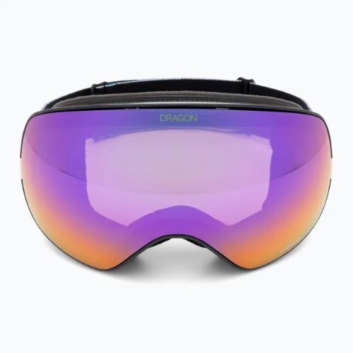 Gogle narciarskie DRAGON X2S black pearl/lumalens purple ion/amber