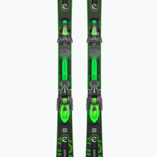 Narty zjazdowe HEAD Supershape e-Magnum SW SF-PR + wiązania PRD 12 black/neon green