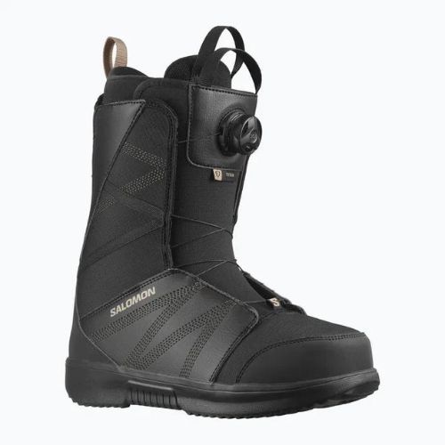 Buty snowboardowe męskie Salomon Titan Boa black/roasted cashew