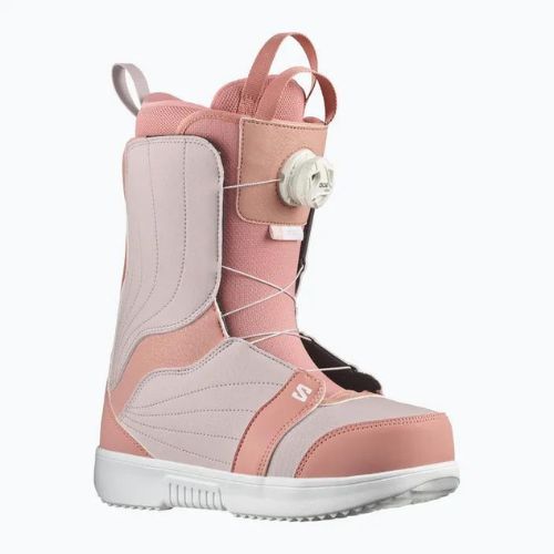 Buty snowboardowe damskie Salomon Pearl Boa ash rose/lilac ash/white