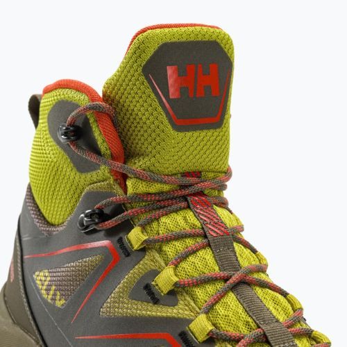 Buty trekkingowe męskie Helly Hansen Cascade Mid HT neon moss/utility green