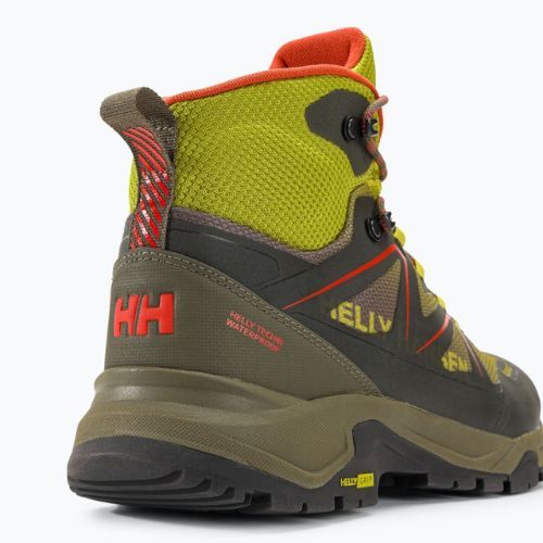 Buty trekkingowe męskie Helly Hansen Cascade Mid HT neon moss/utility green