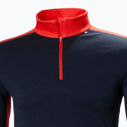 Longsleeve termoaktywny męski Helly Hansen Lifa Merino Midweight 1/2 Zip navy