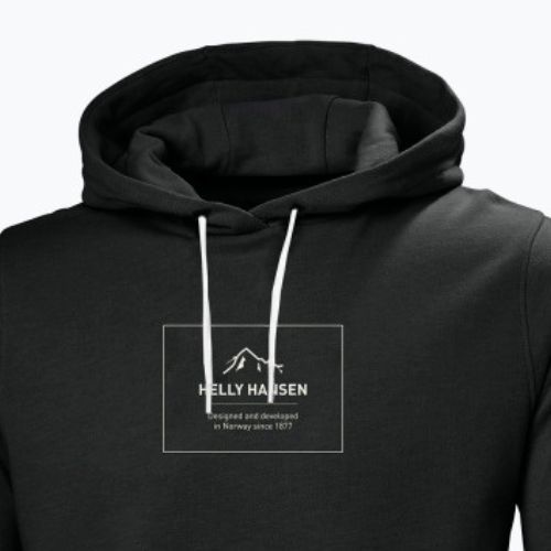 Bluza męska Helly Hansen F2F Organic Cotton Hoodie ebony melange