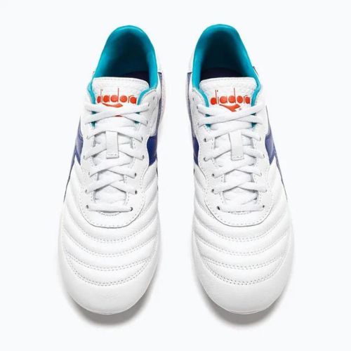 Buty piłkarskie męskie Diadora Brasil GR LT+ MPH white/navy