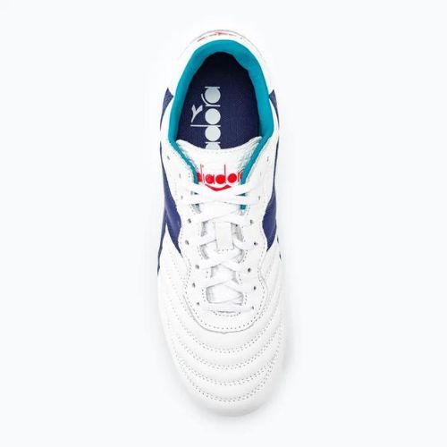 Buty piłkarskie męskie Diadora Brasil GR LT+ MDPU white/navy