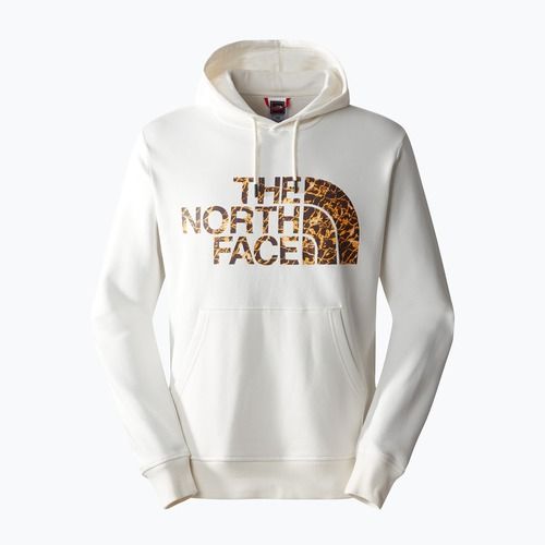 Bluza męska The North Face Standard Hoodie gardenia white/coal brown water distortion print