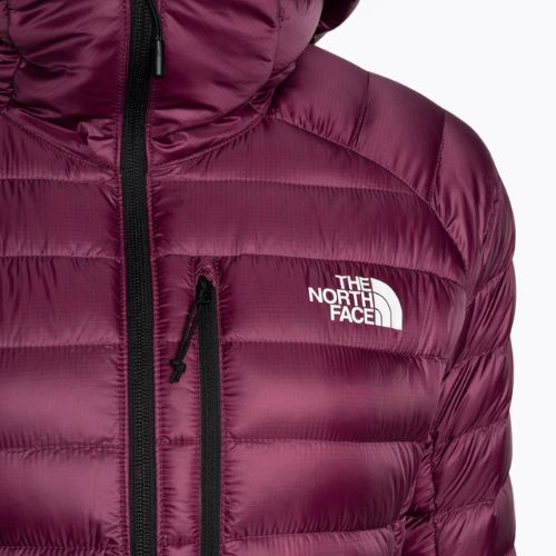 Kurtka puchowa damska The North Face Summit Breithorn Hoodie boysenberry