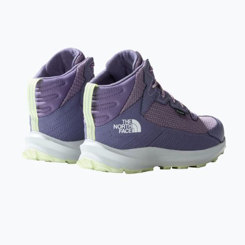 Buty turystyczne dziecięce The North Face Fastpack Hiker Mid WP lunar slate/lupine