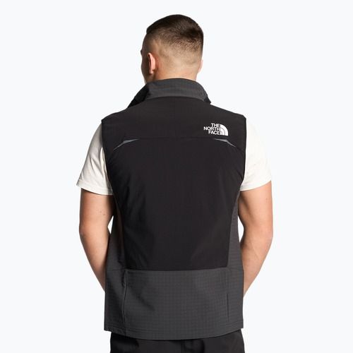 Bezrękawnik męski The North Face Dawn Turn Hybrid Ventrix asphalt grey/black/shocking orange