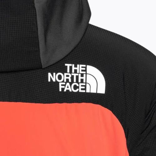 Kurtka hybrydowa damska The North Face Dawn Turn Hybrid Ventrix Hoodie radiant orange/black/asphalt