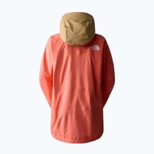 Kurtka narciarska damska The North Face Summit Stimson Futurelight radiant orange/almond butter