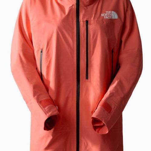 Kurtka narciarska damska The North Face Summit Stimson Futurelight radiant orange/almond butter