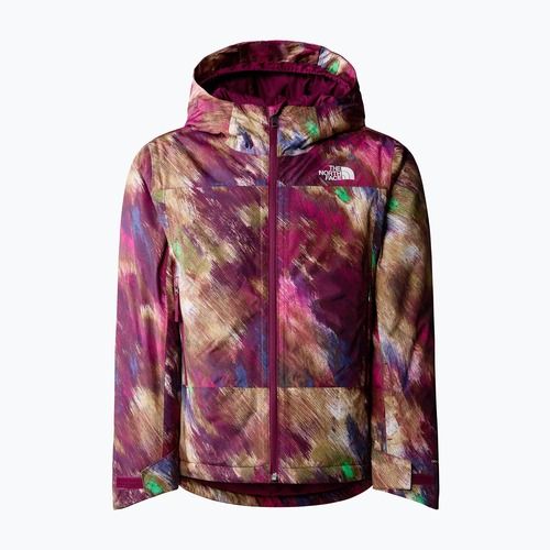 Kurtka narciarska dziecięca The North Face Freedom Insulated boysenberry paint lightening print