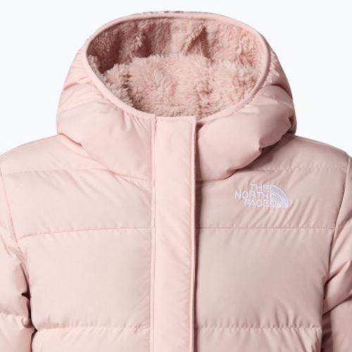 Kurtka dziecięca The North Face North Down Fleece Parka pink moss