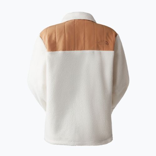 Bluza damska The North Face Cragmont Fleece Shacket gardenia white/almond butter