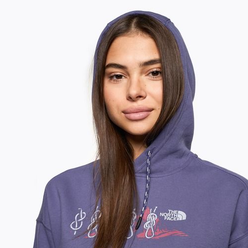 Bluza trekkingowa damska The North Face Outdoor Graphic Hoodie cave blue
