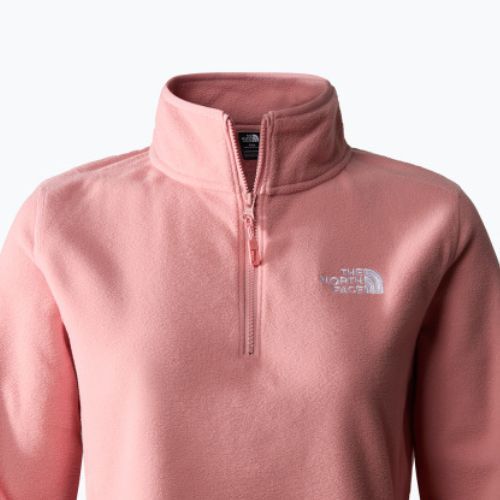 Bluza damska The North Face 100 Glacier 1/4 Zip shady rose