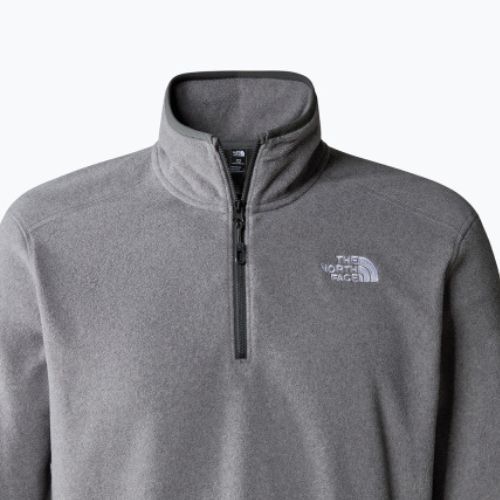 Bluza męska The North Face 100 Glacier 1/4 Zip medium grey heather