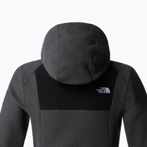 Bluza trekkingowa damska The North Face Homesafe Full Zip Fleece Hoodie black/asphalt grey stripe