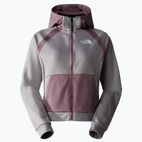 Bluza trekkingowa damska The North Face Mountain Athletics Full Zip Fleece meld grey/fawn grey
