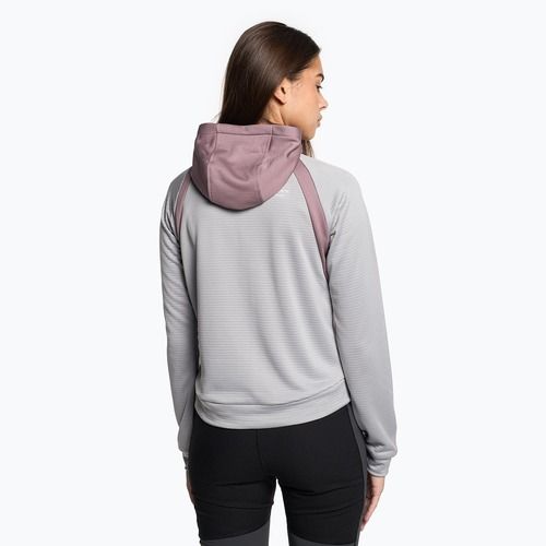Bluza trekkingowa damska The North Face Mountain Athletics Full Zip Fleece meld grey/fawn grey