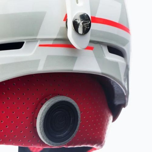 Kask narciarski Rossignol Hero Slalom Impacts + Chinguard white
