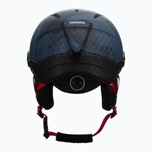 Kask narciarski dziecięcy Rossignol Whoopee Visor Impacts dark blue