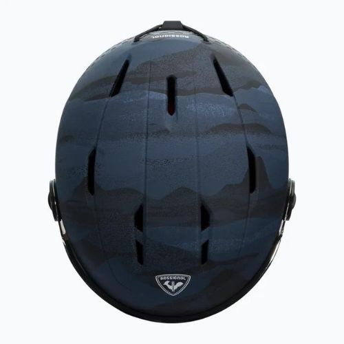 Kask narciarski dziecięcy Rossignol Whoopee Visor Impacts dark blue