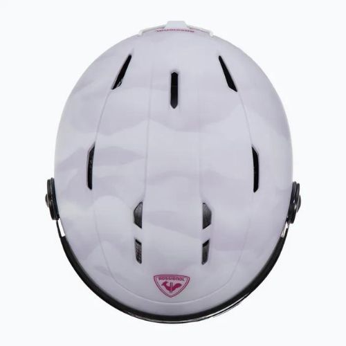 Kask narciarski dziecięcy Rossignol Whoopee Visor Impacts Jr white